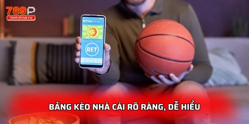 Bảng kèo nhà cái rõ ràng, dễ hiểu