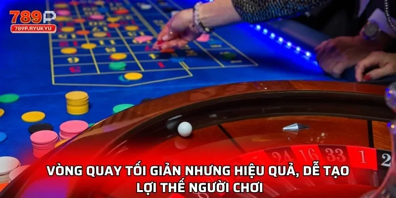 Vòng quay tối giản nhưng hiệu quả, dễ tạo lợi thế người chơi